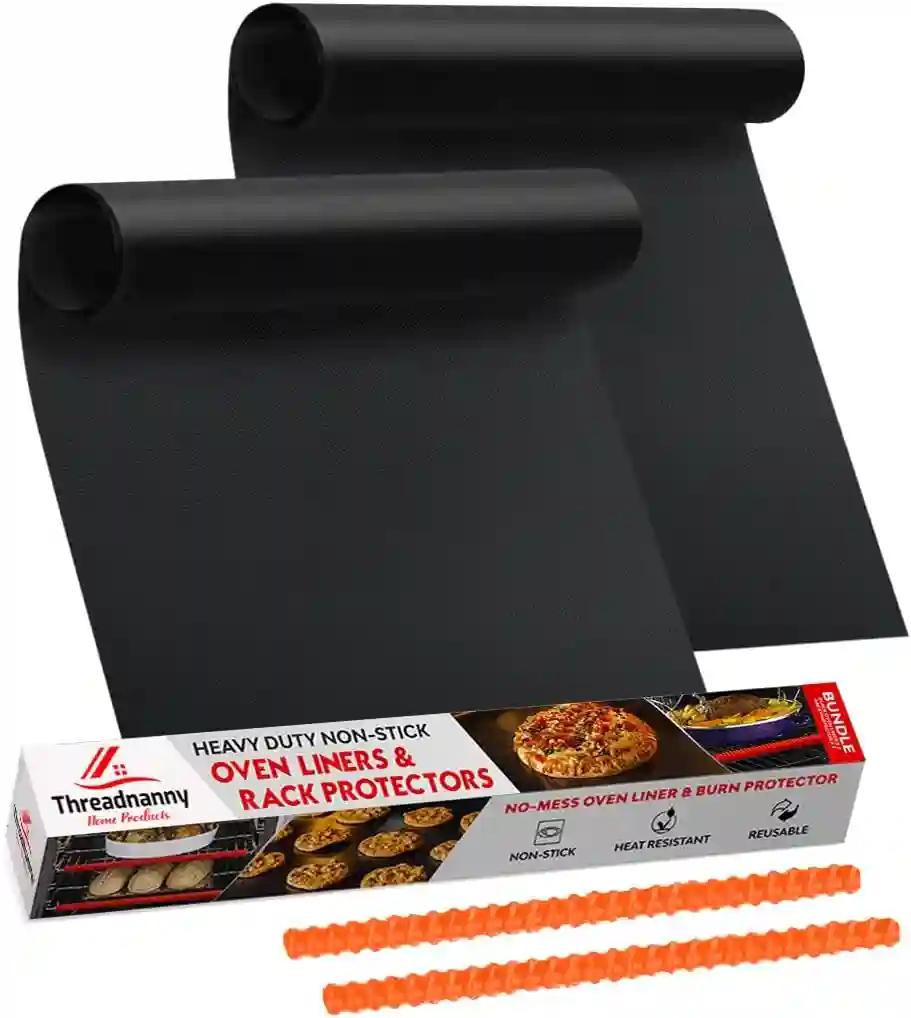 Oven Liners for Bottom of Oven Black