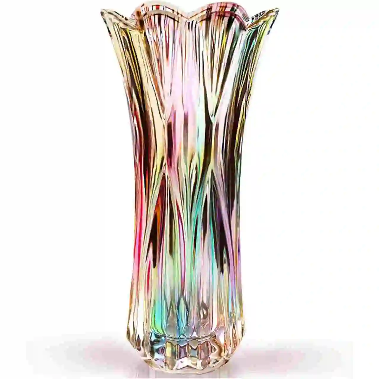 Crystal Glass Colorful Vase